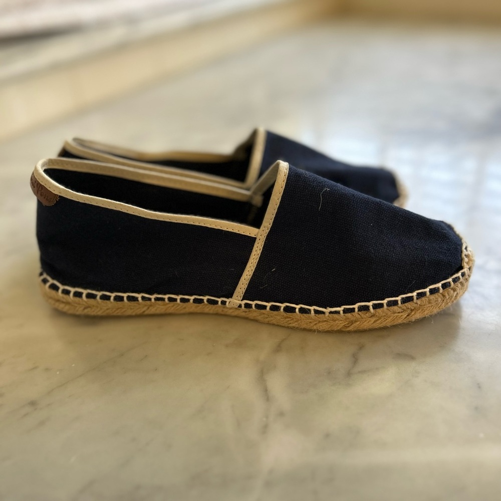 Authentic Spanish Espadrilles - Navy/Natural